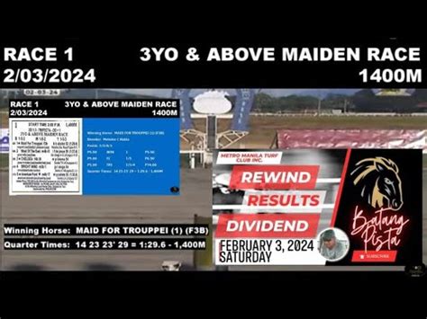 mmtci race result
